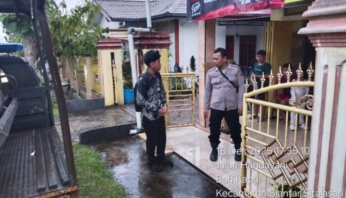 Polsek Siantar Martoba Cek TKP Perampasan HP