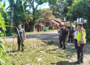 Bhabinkamtibmas Polsek Siantar Martoba Monitoring Pendirian Posko Bebas Narkoba di Gang Pulo Kumba