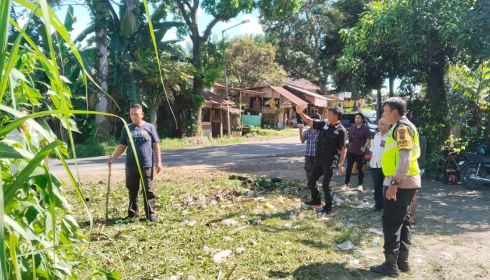 Bhabinkamtibmas Polsek Siantar Martoba Monitoring Pendirian Posko Bebas Narkoba di Gang Pulo Kumba