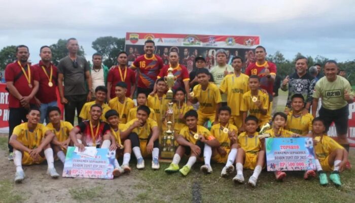 Siborongborong Angkat Trofi, Final Dandim Taput Cup 2025 SMP Berlangsung Meriah di Tarutung