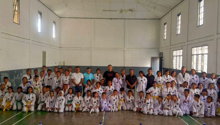 Latihan Bersama Taekwondo Taput, KONI dan Dispora Turun Langsung Beri Dukungan