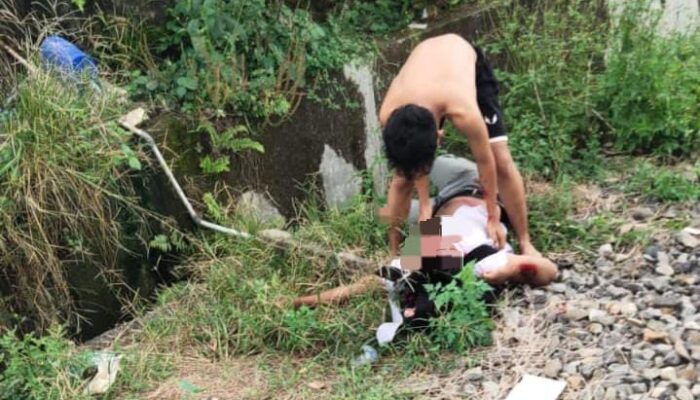 Detik-Detik Tragis Pelajar SMK Tertabrak Kereta Api Siantar Express