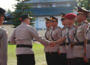 Empat Perwira di Polres Humbahas Resmi Berganti Jabatan