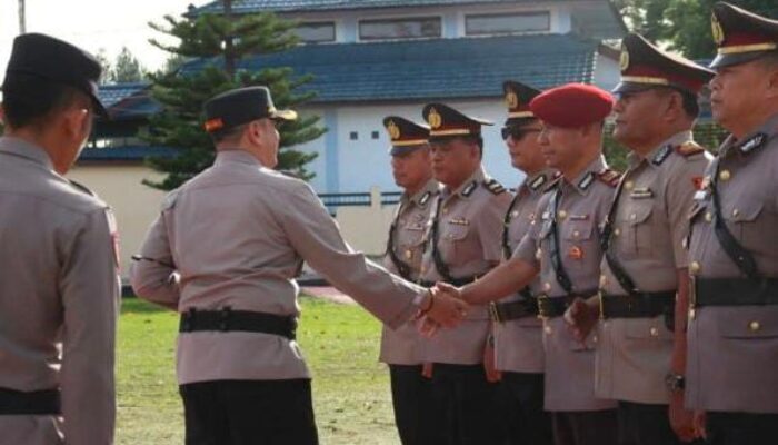 Empat Perwira di Polres Humbahas Resmi Berganti Jabatan