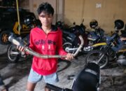 Timsus Dayok Mirah Polres Pematangsiantar Tertibkan Knalpot Brong, 6 Sepeda Motor Diamankan