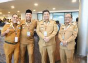 Bupati dan Wabup Samosir Bersama Forkopimda Hadiri Rakornas Dukung Indonesia Emas 2045