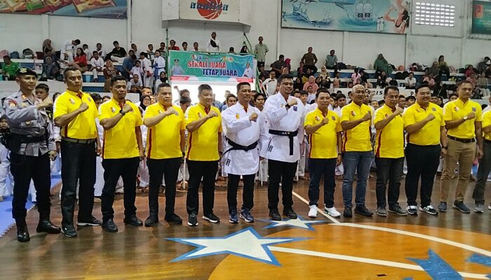 Kejurda Funakoshi Karate Piala Danlanud Soewondo, Sinergi Pemprov–TNI AU Cetak Generasi Muda Berkarakter di Sumut