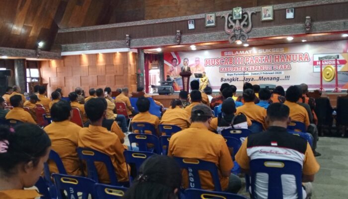 Aklamasi di Muscab III Hanura Taput, Frengky Simanjuntak Kembali Nahkodai DPC untuk Hadapi Pemilu