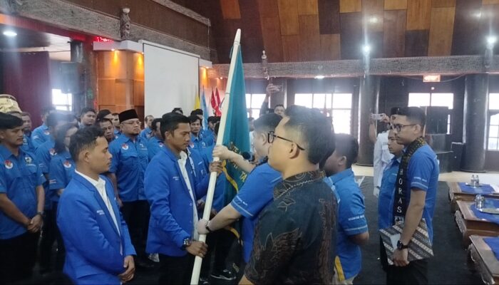 Piter Sinaga Resmi Nahkodai KNPI Taput dan Siap Satukan Kekuatan Pemuda