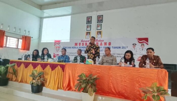 Musrenbang Kecamatan Pakkat Dibuka, Arah Pembangunan 2027 Mulai Disusun