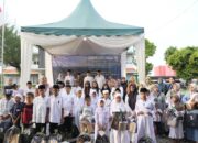 PT KINRA Santuni Puluhan Anak Yatim dan Dhuafa di KEK Sei Mangkei