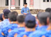 Bupati Humbahas Sentil Disiplin ASN Saat Upacara HKN di Bukit Inspirasi