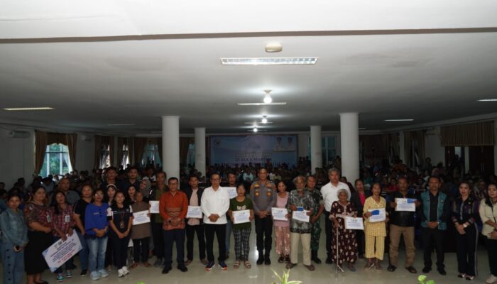 Bantuan Bencana Rp2,9 Miliar Digelontorkan ke Taput, Bupati JTP Ingatkan Soal Kejujuran Data