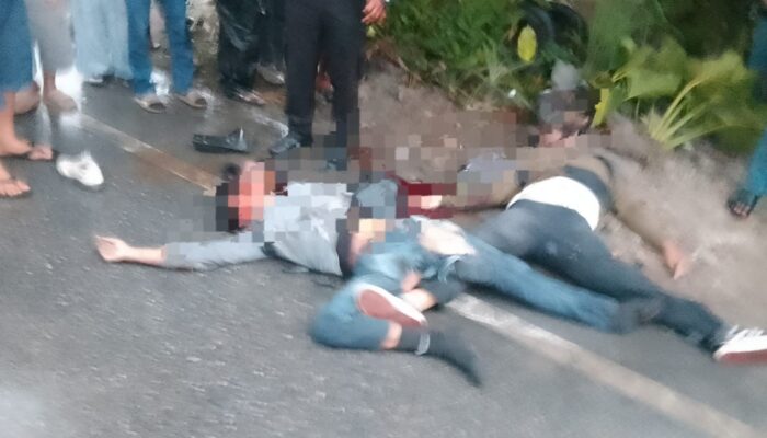Honda CBR Tabrak Kijang di Jalan Medan–Tarutung, 2 Pelajar Tewas