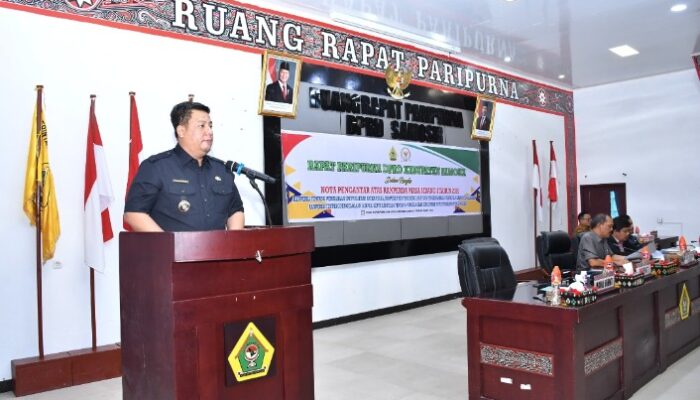 Bupati Vandiko Paparkan 4 Ranperda di Paripurna DPRD Samosir, Ini Tujuannya