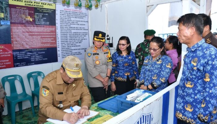 Pantau Pos Lebaran, Bupati Samosir Ingatkan Keamanan Speedboat dan Harga Wisata