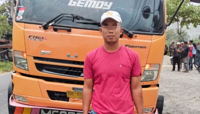 Tabrakan Maut di Perbaungan, Dua Pengendara Sepeda Motor Tewas Terlindas Truk Tronton