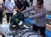 Gaspol Bersih-bersih! Ratusan Knalpot Brong Hingga Puluhan Kilo Ganja Dimusnahkan