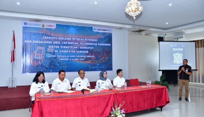 Pelaku Usaha Samosir Diminta Gunakan QRIS dan Taat Pajak