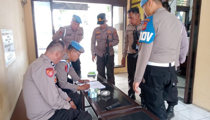 Pemeriksaan Senpi di Polres Sergai, Ada Catatan Penting dari Propam