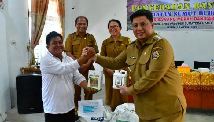 Bantuan Cabai dan Bawang dari Program Sumut Berkah Mulai Disalurkan di Samosir