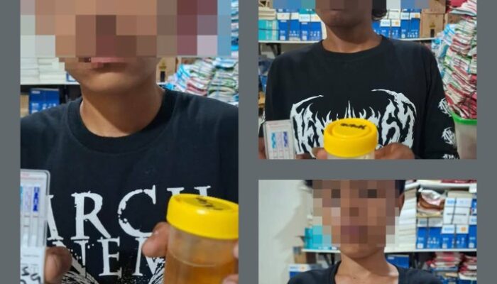 Tiga Remaja Diamankan Warga di Pinggir Sungai Nagapitu, Tes Urine Positif Ganja