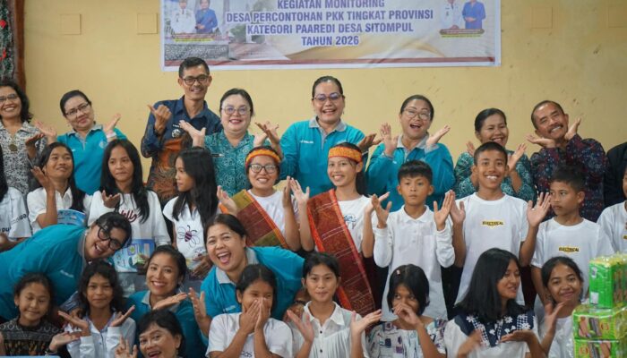PKK Desa Sitompul Dipersiapkan Jadi Juara PAAREDI Sumut 2026