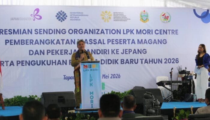 Tembus Pasar Kerja Internasional, Pemkab Taput Apresiasi LPK Mori Centre SO