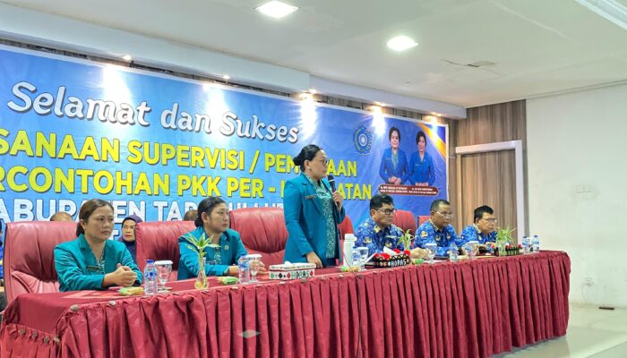 Pemkab Taput Perkuat Sinergi Pembangunan Desa Percontohan PKK