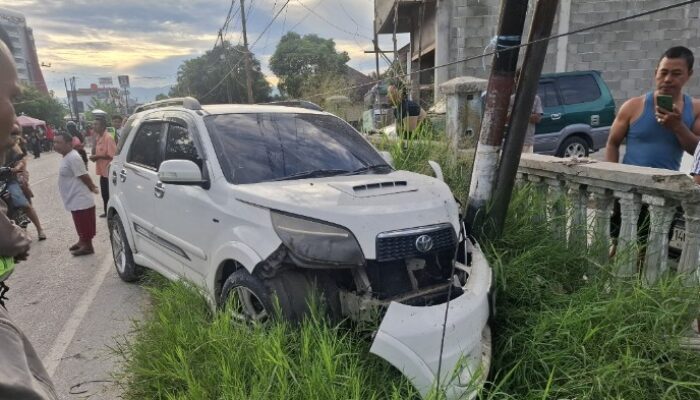 Seorang Lansia Tewas Ditabrak Terios Saat Menyeberang Jalan di Balige