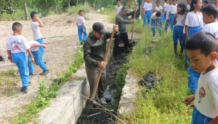 Bupati dan Wabup Taput Turun Tangan Bersama Warga, Percepat Pembenahan Irigasi dan Infrastruktur Desa
