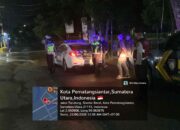 Blue Light Patrol Polres Pematangsiantar Sasar Jalan Rawan Gangguan Keamanan