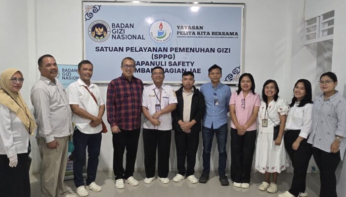 SPPG Lumbansiagian Jae Dipuji Dinkes Sumut, Dinilai Jadi Contoh SPPG di Tapanuli