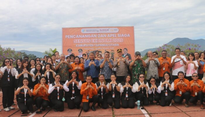Pemkab Taput Resmi Canangkan Sensus Ekonomi 2026, Warga Diajak Ingat Pesan “TIR”