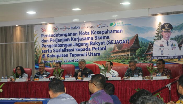 Pemkab Taput dan OJK Luncurkan Skema Sejagat, Target 1.000 Hektare Lahan Baru