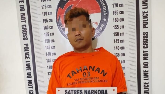 Pria Ini Diamankan Polisi Saat Bawa Sabu 4,43 Gram di Hotel Sikhar Pematangsiantar