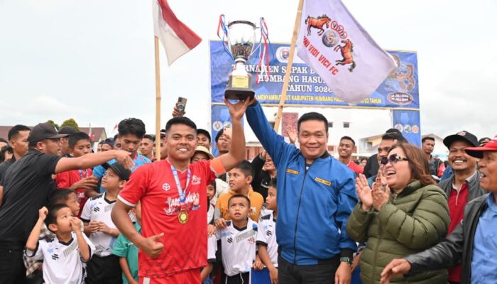 Vini Vidi Vici FC Juara Bupati Cup Humbang Hasundutan 2026, Usai Kalahkan Pespa FC 1-0
