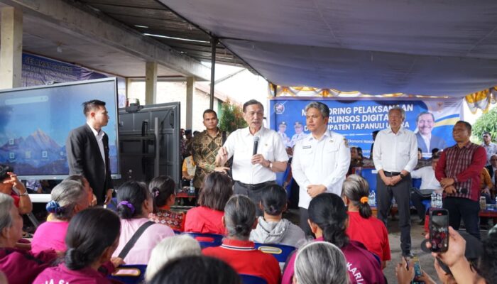 Luhut Panjaitan Apresiasi Digitalisasi Bansos Pemkab Taput Wujudkan Penyaluran Tepat Sasaran