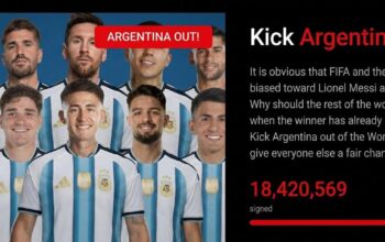 Sebanyak 18 Juta Orang Teken Petisi Usir Argentina dari Piala Dunia 2026