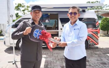Pemkab Taput Terima Mobil Pelayanan Pendapatan Daerah dari SOL