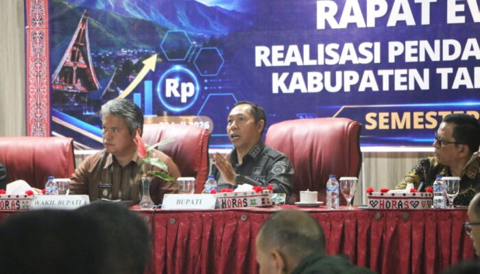 Pemkab Taput Pacu PAD dan Luncurkan Aplikasi Pengawasan “Taramoti”