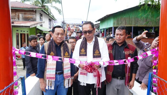 Bupati Taput Apresiasi Jembatan Asa SCTV, Pemkab Siap Jamin Perawatan Jangka Panjang