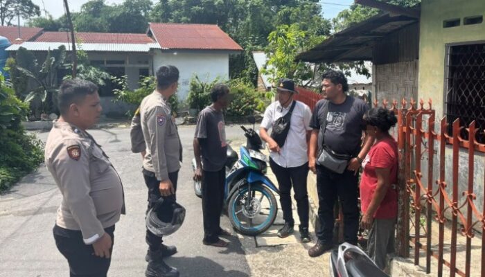 ODGJ Buat Warga Tak Tenang, Polsek Siantar Selatan Turun Tangan Cari Solusi Bersama Keluarga