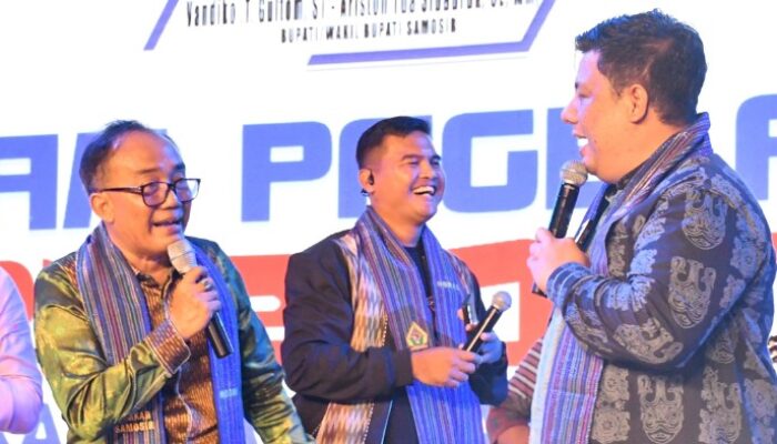 Pagelaran Budaya Samosir Jadi Bintang di PRSU ke-50 Medan