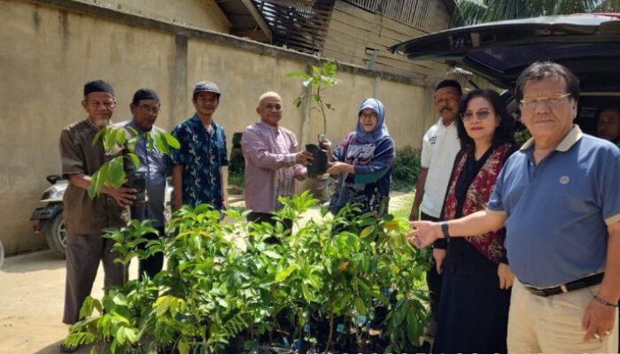 SPs USU Bantu Pemulihan Aceh Tamiang Lewat Penyaluran Bibit Tanaman Buah