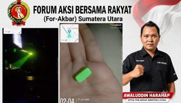 For-Akbar Sumut Desak APH Razia The Cube Club terkait Dugaan Ekstasi dan Pengunjung di Bawah Umur