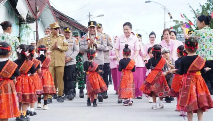 Kapolda Sumut dan Pemkab Taput Hadiri Peresmian Revitalisasi TK Kemala Bhayangkari Tarutung