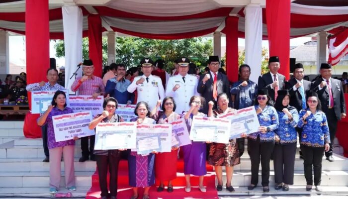 Pemkab Taput Beri Penghargaan kepada 10 ASN Purnabakti