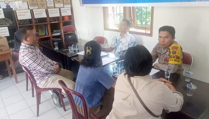 Ribut Gara-Gara Kucing, Bhabinkamtibmas Polsek Siantar Martoba Damaikan Dua Warga