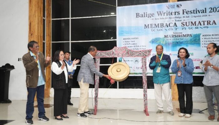 Balige Writers Festival 2026 Resmi Dibuka, Wabup Toba Ajak Anak Muda Rajin Menulis